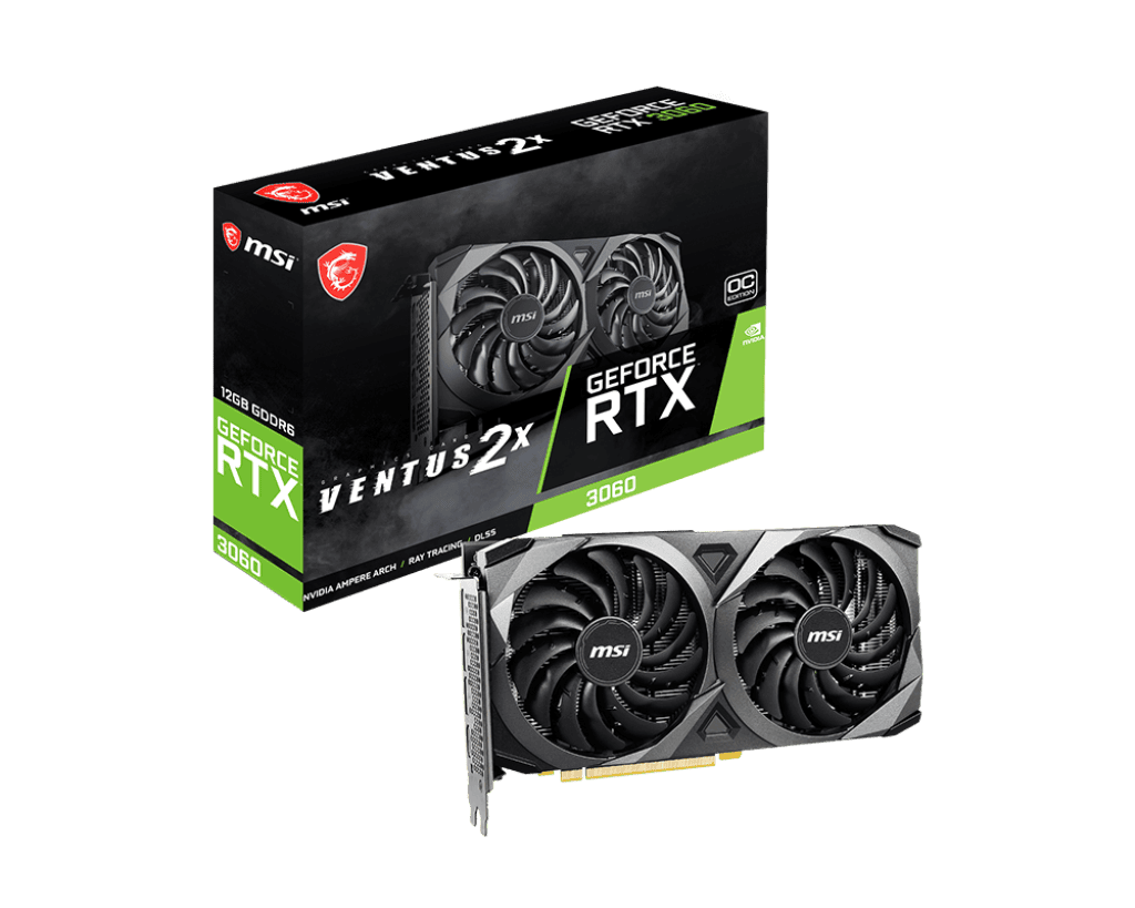 Видеокарта MSI RTX 3060 (RTX 3060 VENTUS 2X 12G OC)