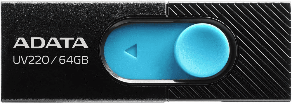 Usb flash disk 64Gb A-DATA UV220 (AUV220-64G-RBKBL)