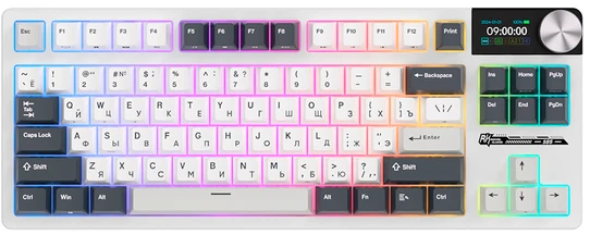 Клавиатура Royal Kludge RK S85 White Night (RK Cloud)