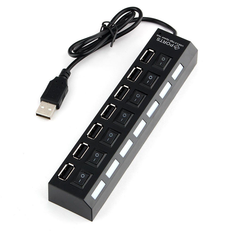 Разветвитель USB Gembird UHB-U2P7-01