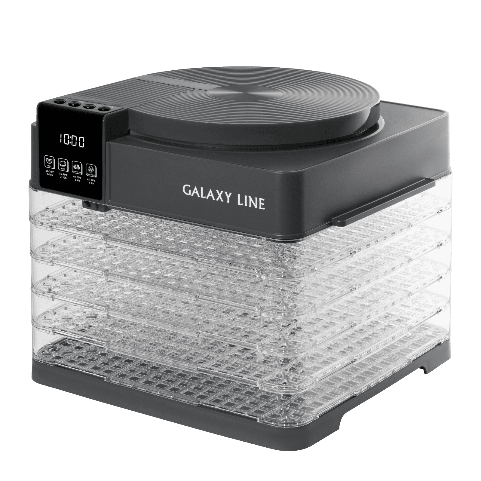 Сушилка для овощей и фруктов Galaxy Line GL2630 (серый)
