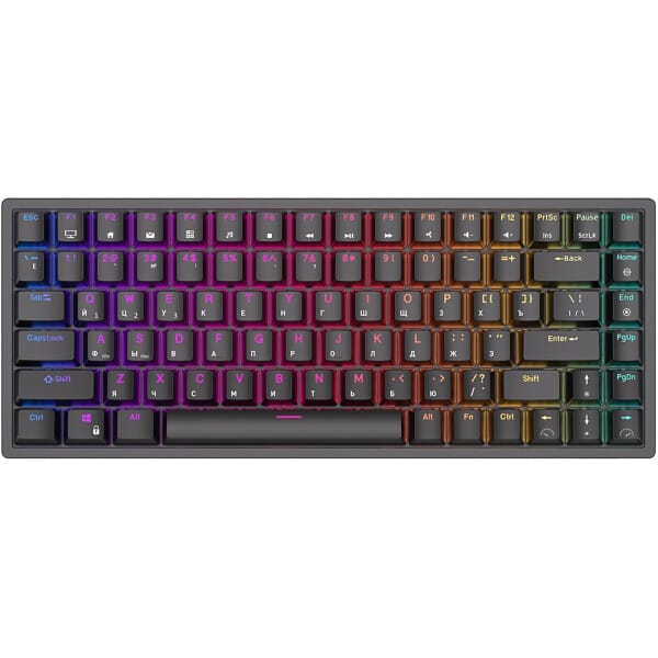 Клавиатура Royal Kludge RK84 RGB (черный, RK Brown)