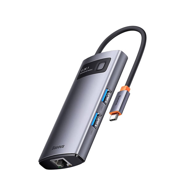 Док-станция Baseus Metal Gleam Series 4-in-1 (WKWG070113)