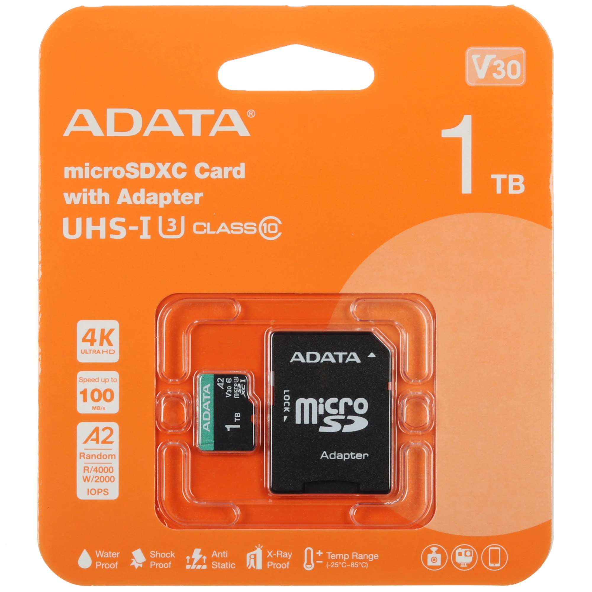 Карта памяти 1Tb ADATA Premier Pro (AUSDX1TUI3V30SA2-RA1)