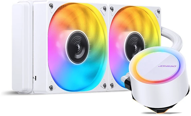 Система водяного охлаждения Jonsbo TG-240 (белый)