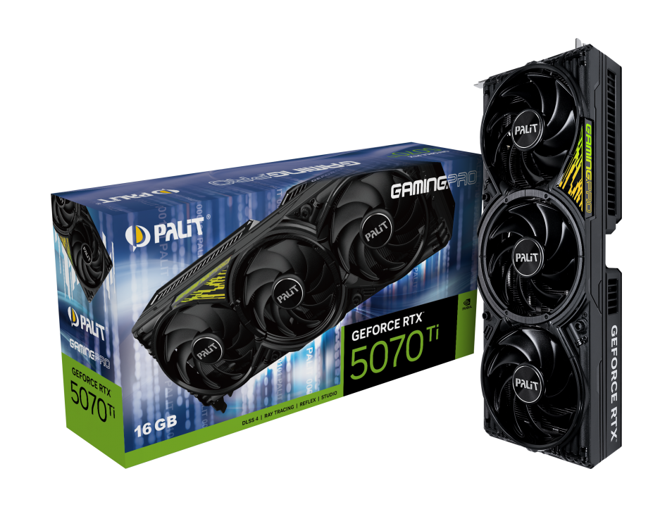 Видеокарта Palit RTX 5070Ti GamingPro (NE7507T019T2-GB2031Y)