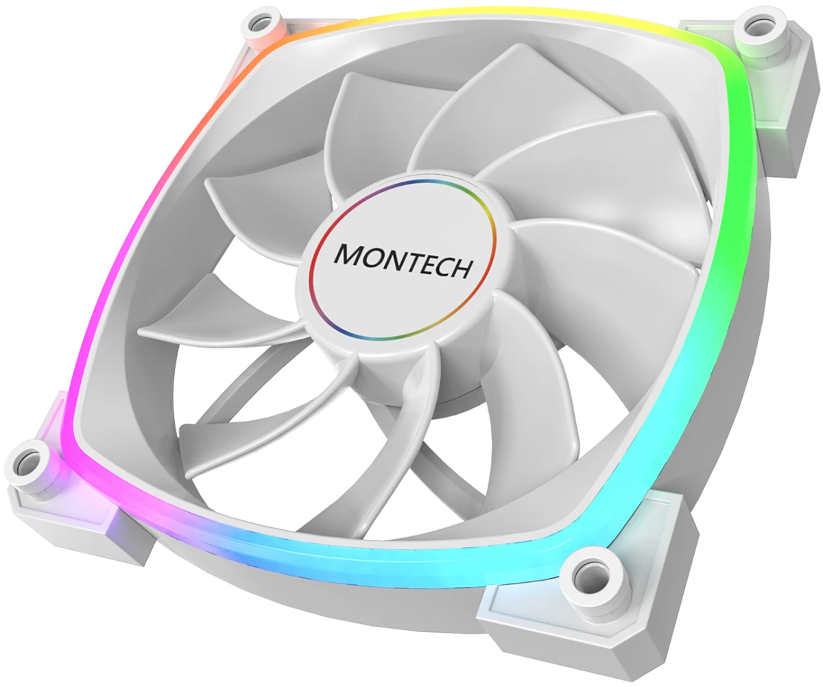 Вентилятор Montech RX120 PWM White (MNT-RX120-W)