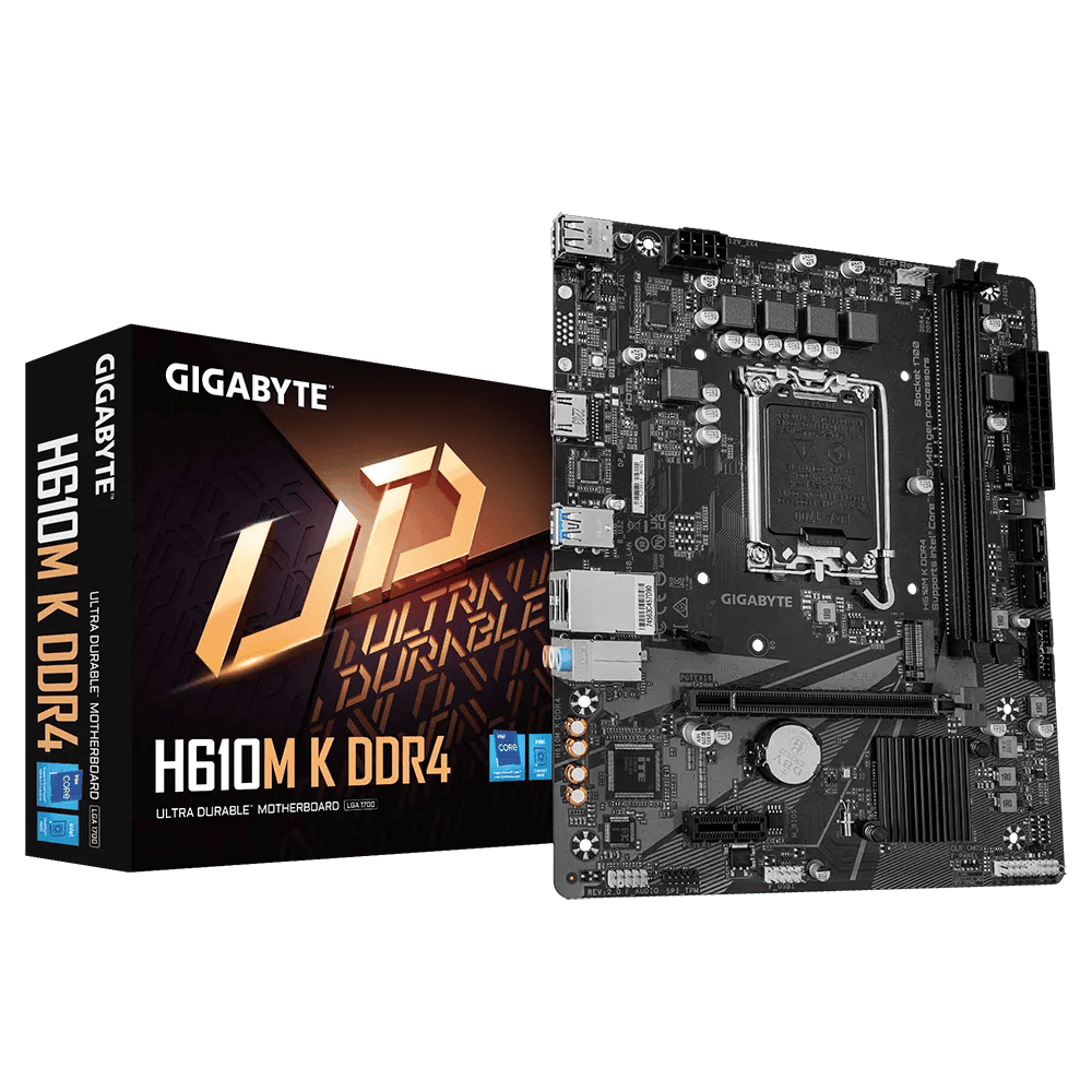 Материнская плата Gigabyte H610M K DDR4 (rev. 2.0)