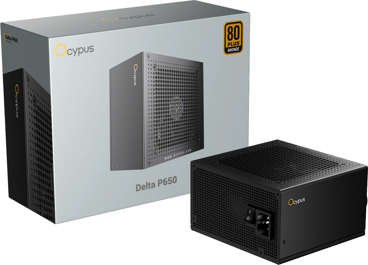Блок питания 650W Ocypus Delta P650 (Delta-P650-B1FDBK024X-EU)