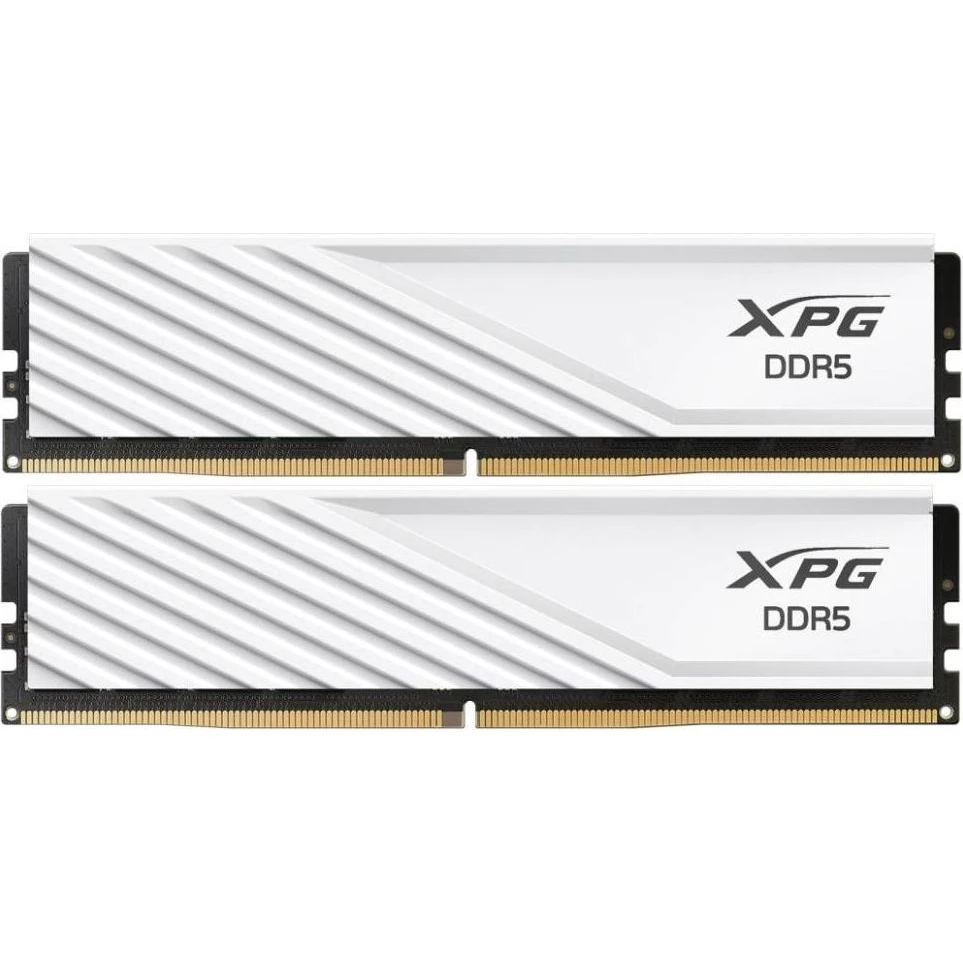 Модуль памяти 32Gb (2*16Gb) ADATA XPG Lancer Blade White (AX5U5600C4616G-DTLABWH)