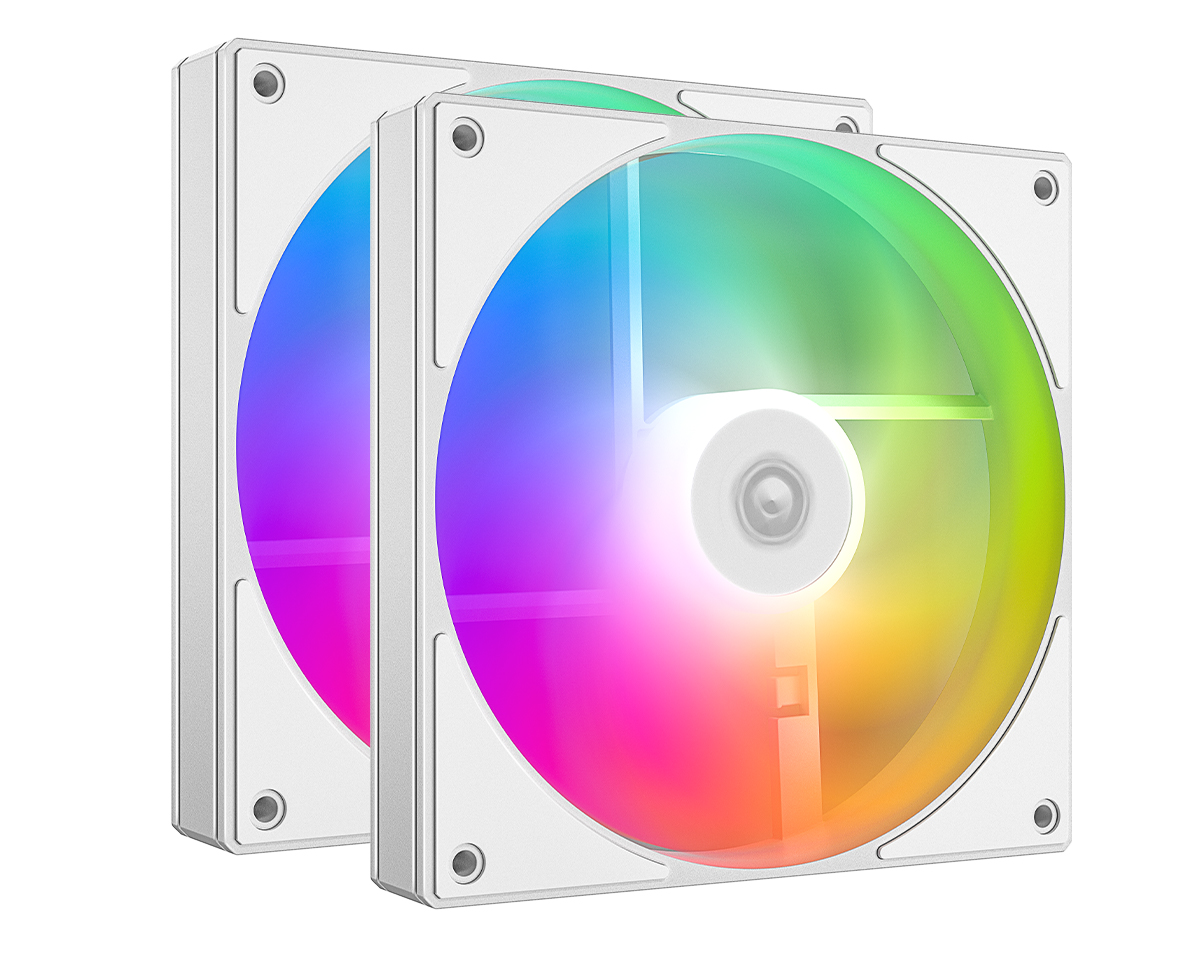 Набор вентиляторов ID-Cooling AS-140-ARGB-W Duet