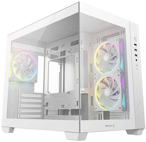 Корпус DeepCool CG330 3F WH (R-CG330-WHNGM3-G)