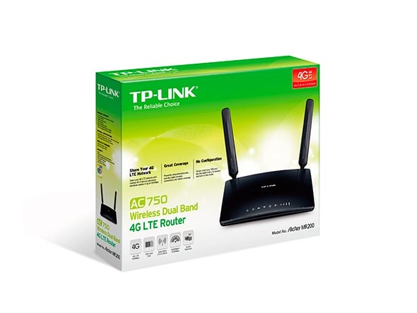 Маршрутизатор TP-Link Archer MR200 (4G LTE, 433Mbit/s, 4xLAN)