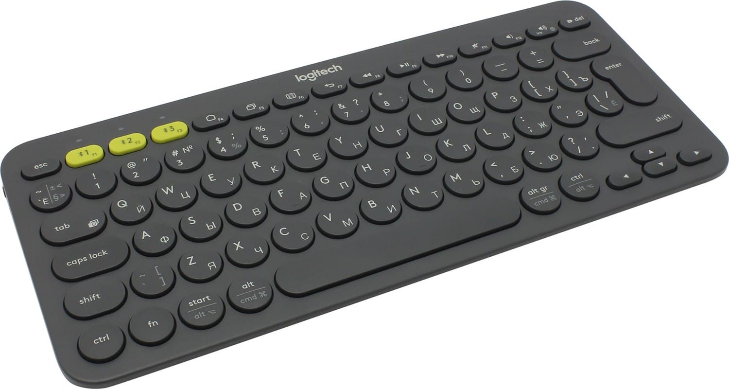 Клавиатура Logitech K380 Multi-Device Bluetooth Keyboard Dark Grey (920-007584)