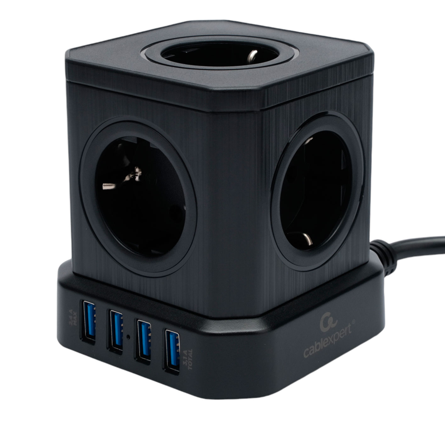 Сетевой фильтр Cablexpert TWR-5-U4-B-3