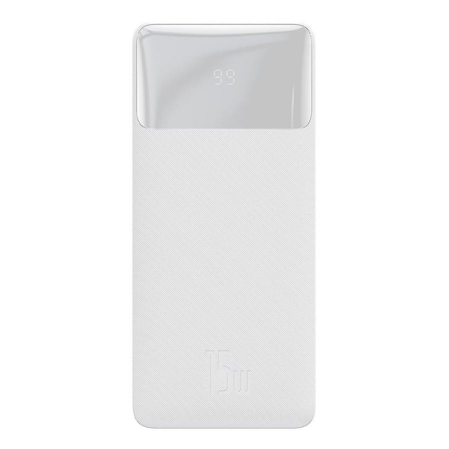 Портативное зарядное устройство Baseus Bipow Digital Display (PPBD050102) (белый)