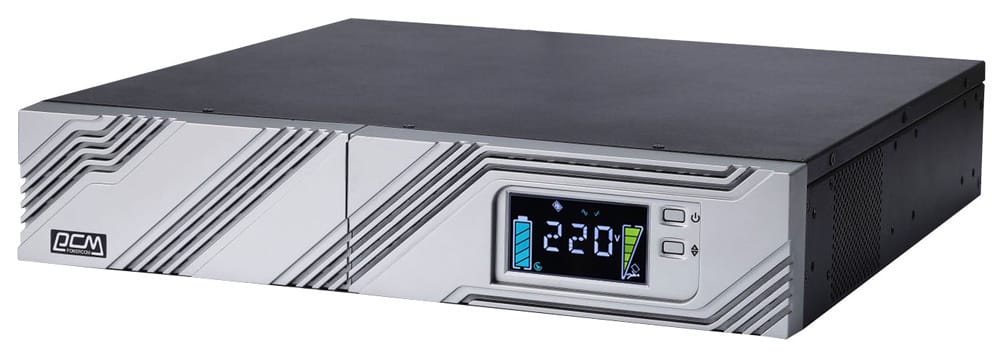 Источник бесперебойного питания 1000VA PowerCom Smart Rack&Tower (SRT-1000A LCD)