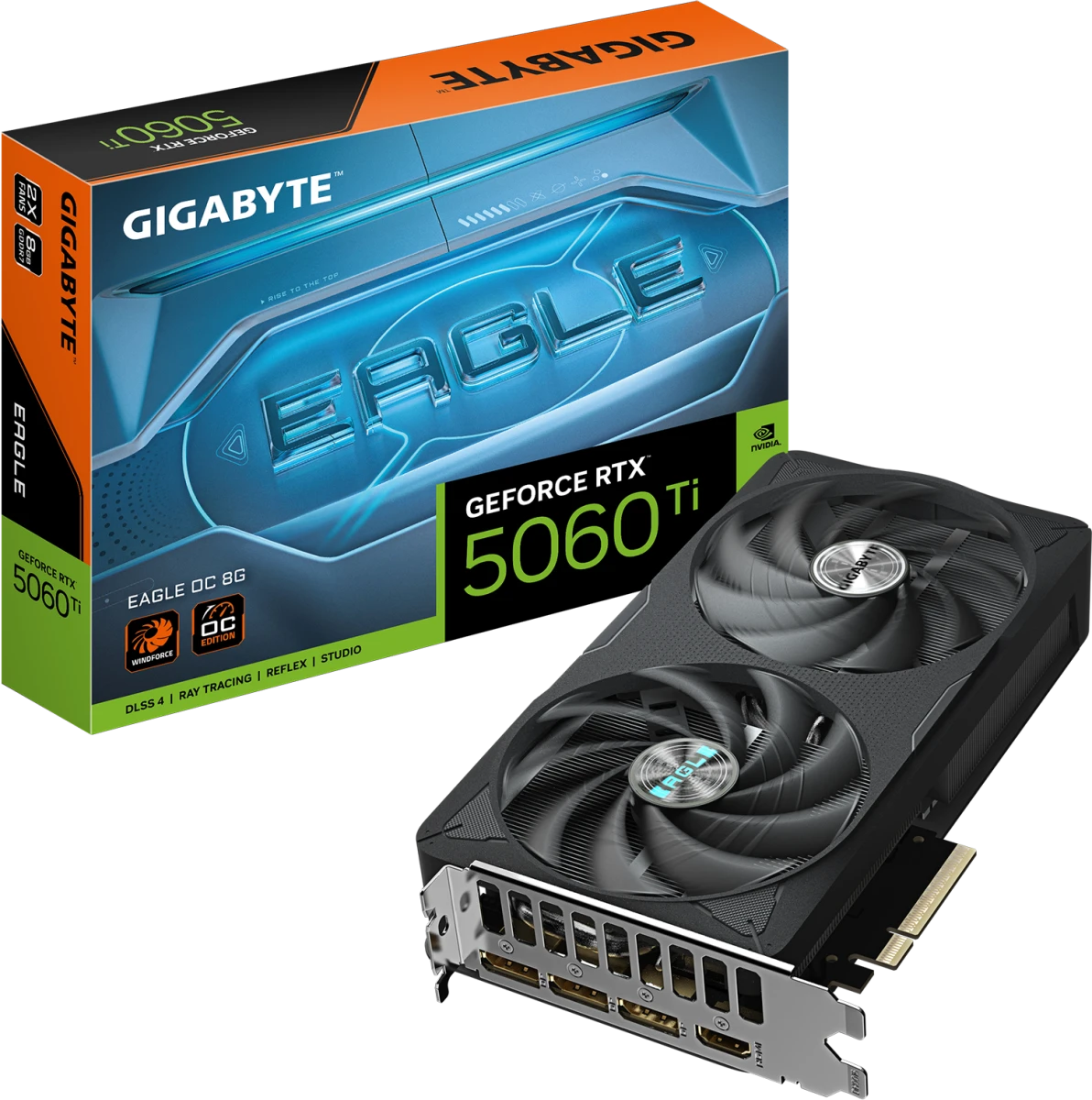 Видеокарта Gigabyte RTX 5060Ti Eagle OC 8G (GV-N506TEAGLE OC-8GD)