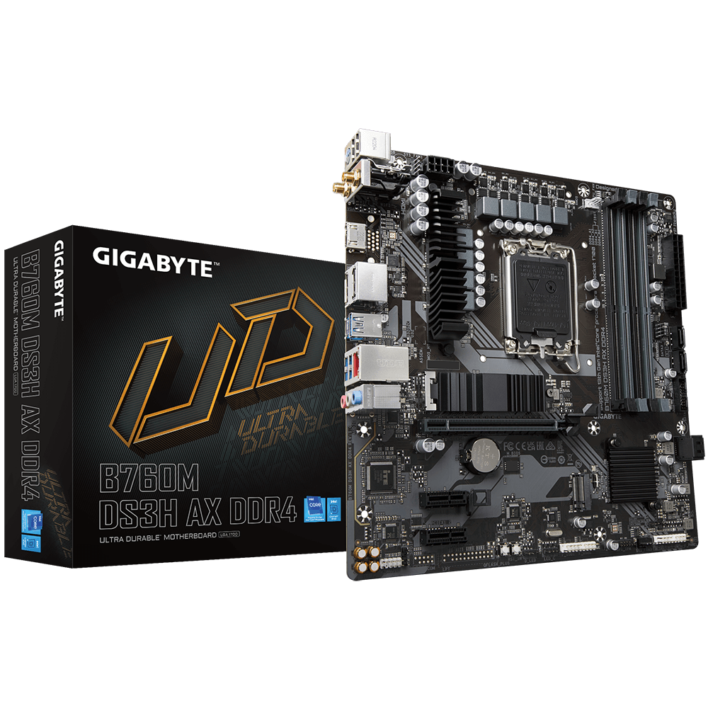 Материнская плата Gigabyte B760M DS3H AX DDR4