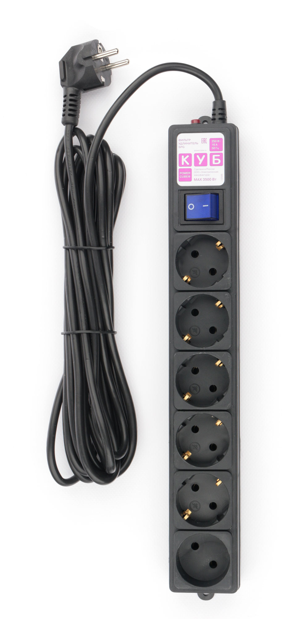 Сетевой фильтр Power Cube SPG6-B5M