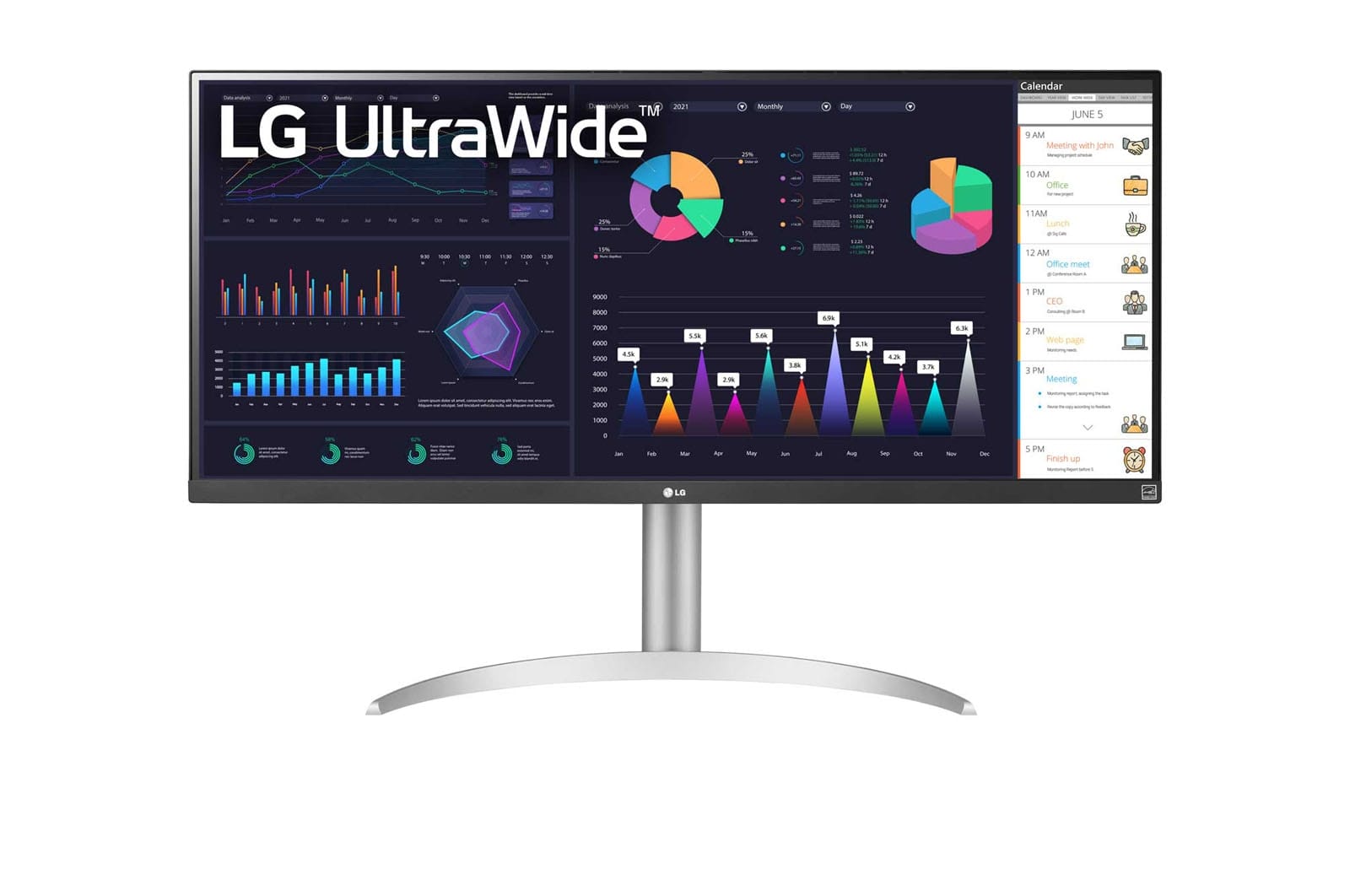 Монитор 34" LG 34WQ650-W