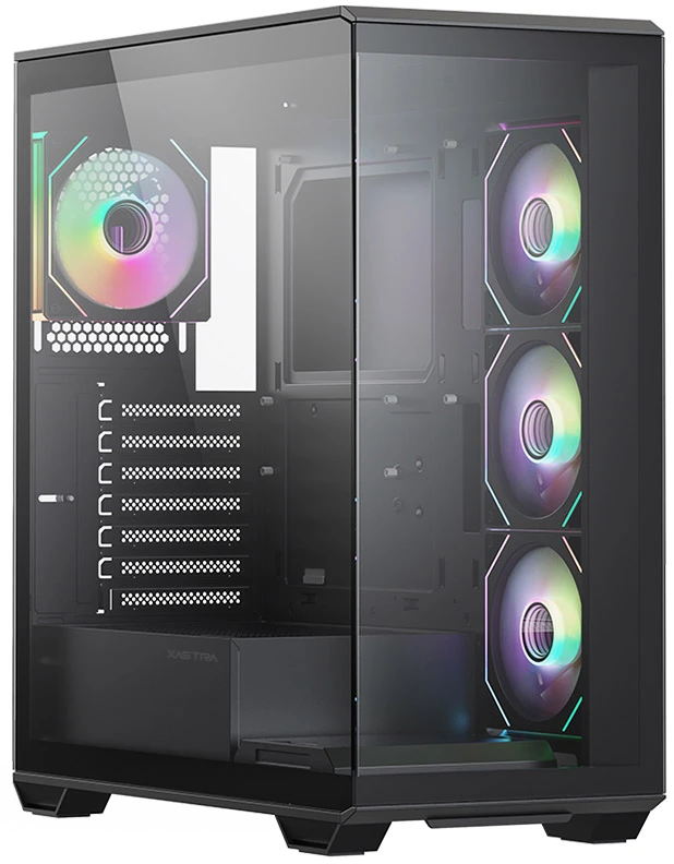 Корпус XASTRA Q600 4ARGB-C10 (черный) (Q600-4FM12A-C10)