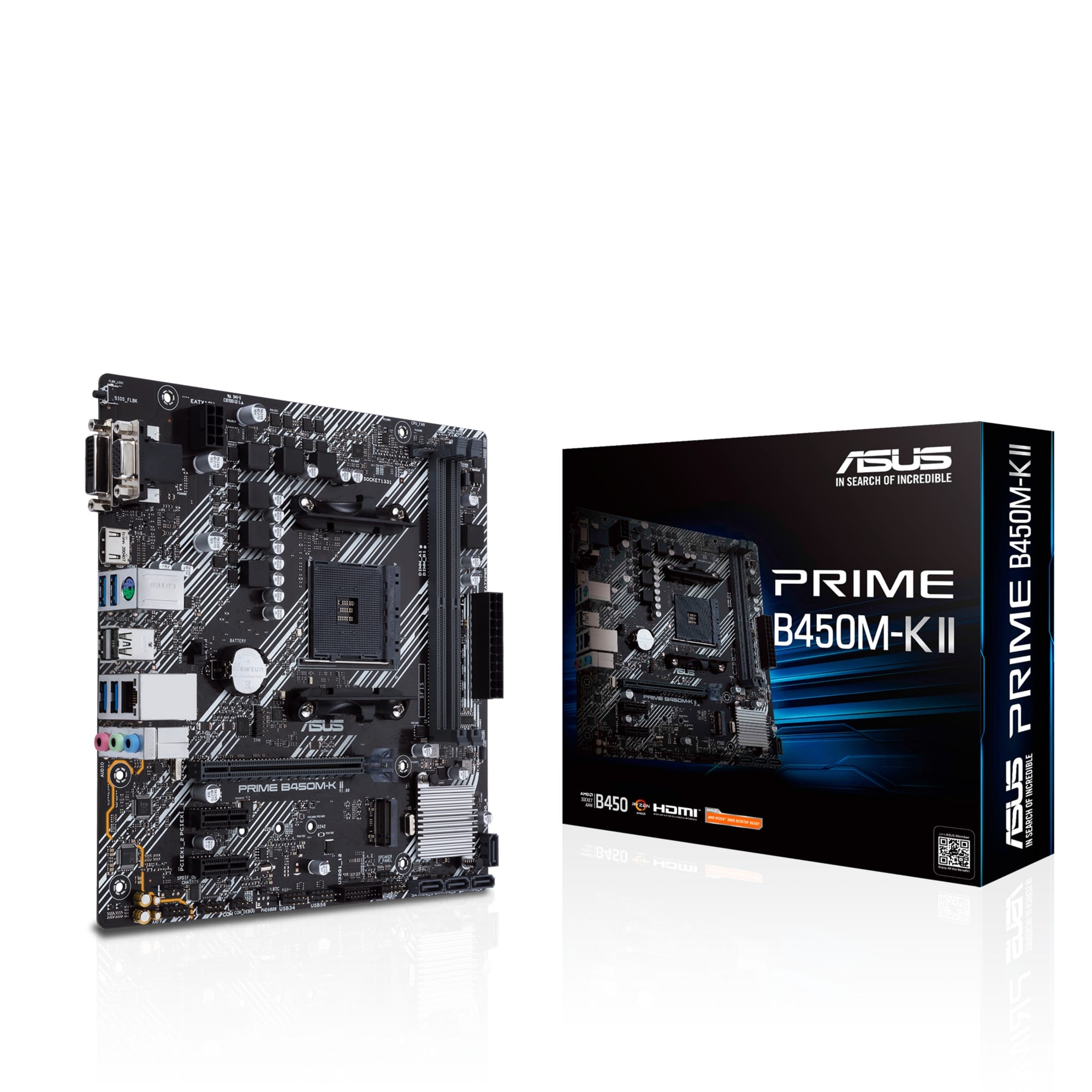 Материнская плата Asus Prime B450M-K II