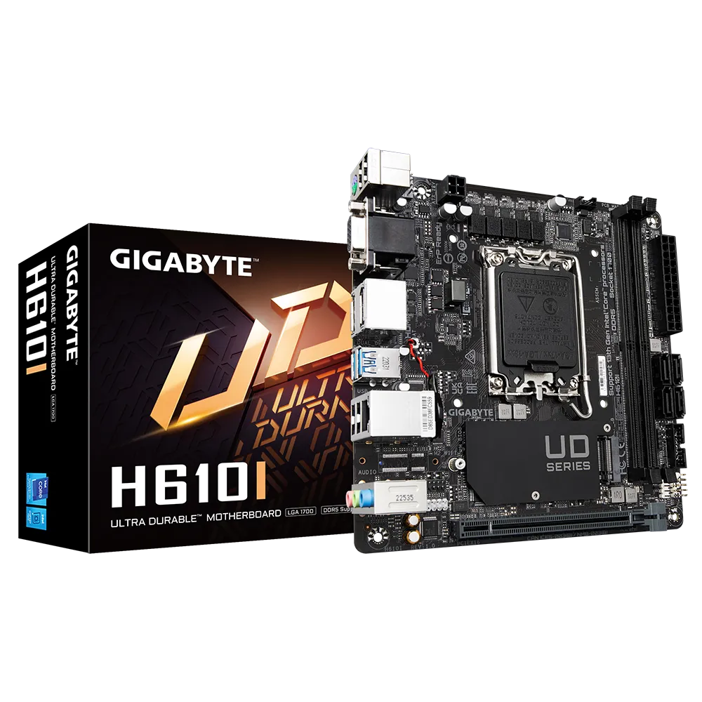 Материнская плата Gigabyte H610I