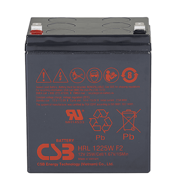 Аккумулятор для ИБП CSB HRL1225W F2