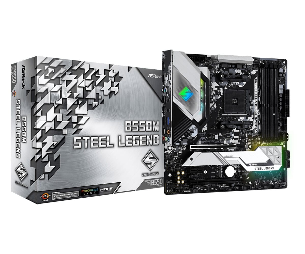 Материнская плата ASRock B550M STEEL LEGEND
