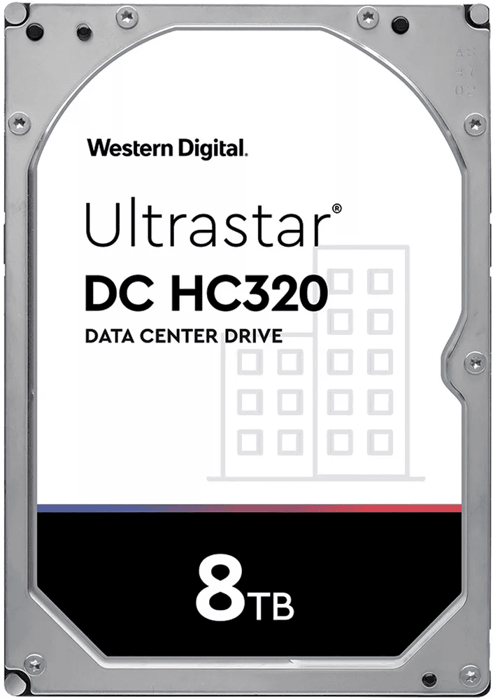 Жесткий диск 8Tb Western Digital Ultrastar DC HC320 0B36404 (HUS728T8TALE6L4)