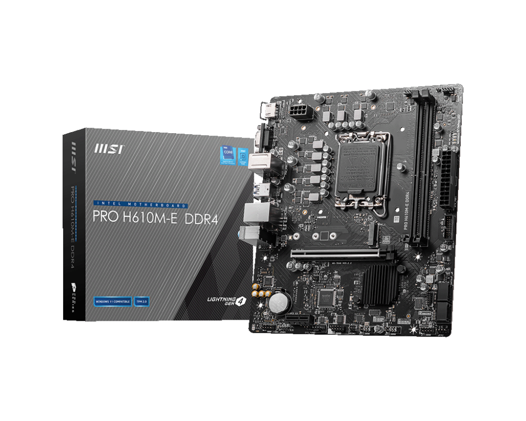 Материнская плата MSI PRO H610M-E DDR4