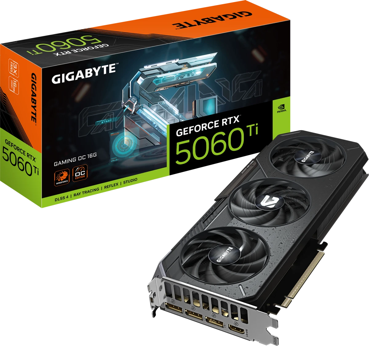 Видеокарта Gigabyte RTX 5060Ti Gaming OC (GV-N506TGAMING OC-16GD)