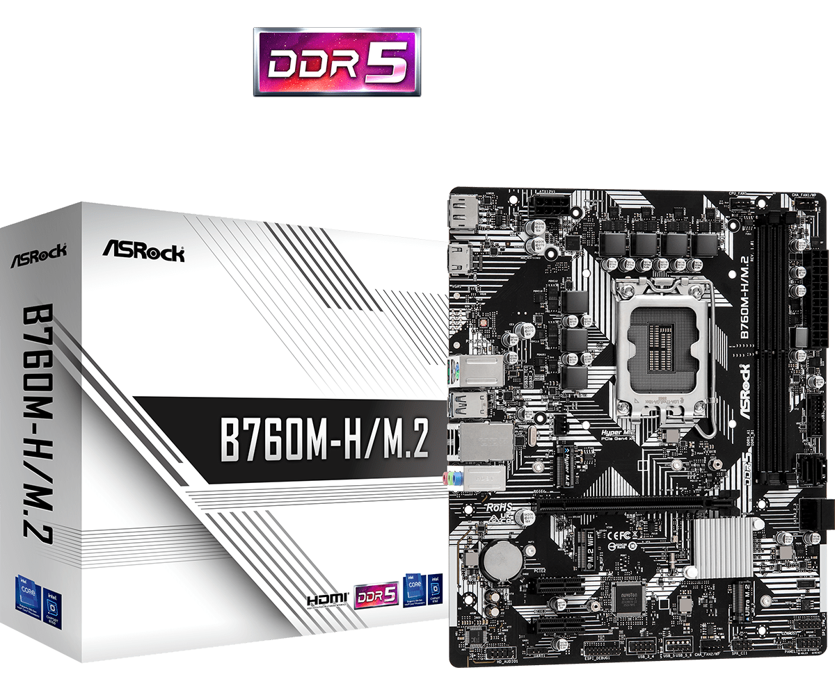 Материнская плата ASRock B760M-H2/M.2