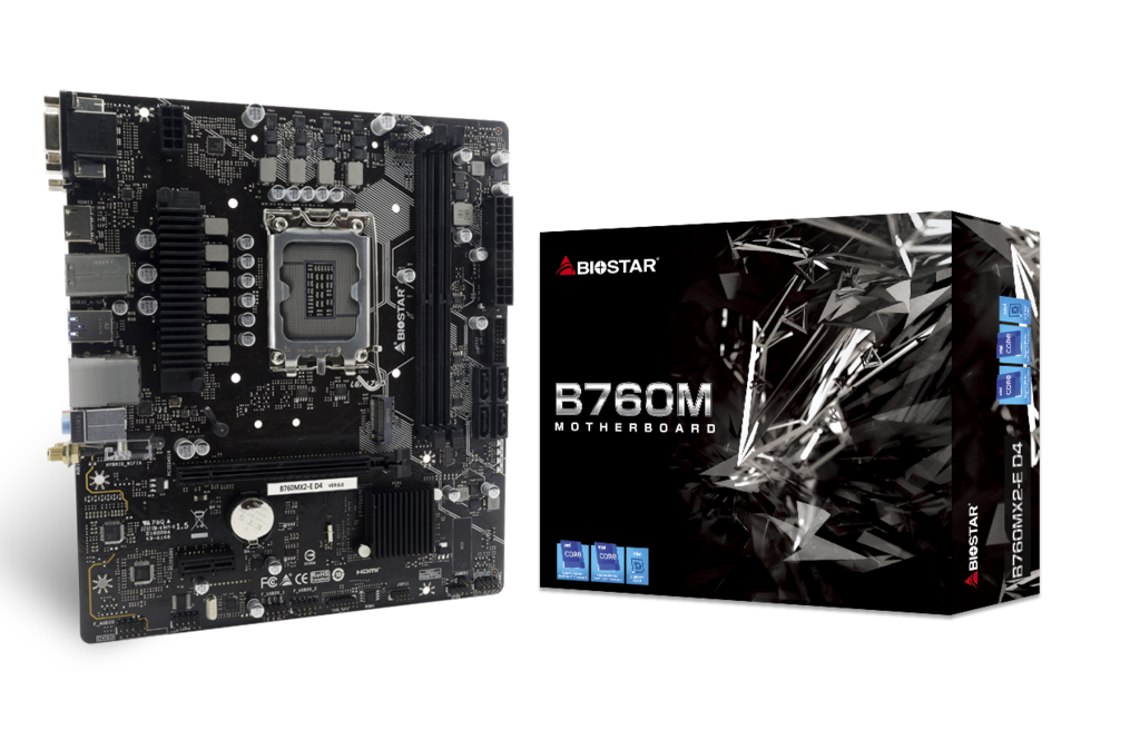Материнская плата Biostar B760MX2-E D4
