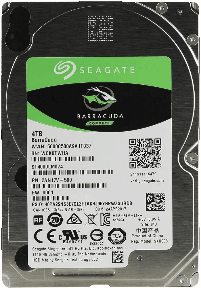 Жесткий диск 4Tb Seagate Barracuda (ST4000LM024)