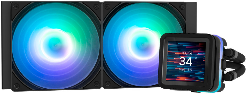 Система водяного охлаждения Zalman Alpha2 DS A24 (черный)