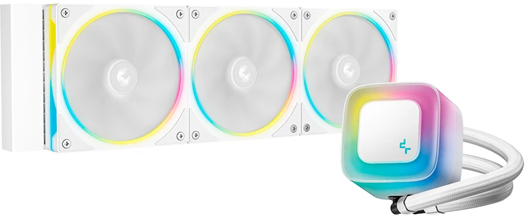 Система водяного охлаждения DeepCool LE360 PRO WH (R-LE360PRO-WHAMMC-G-1)
