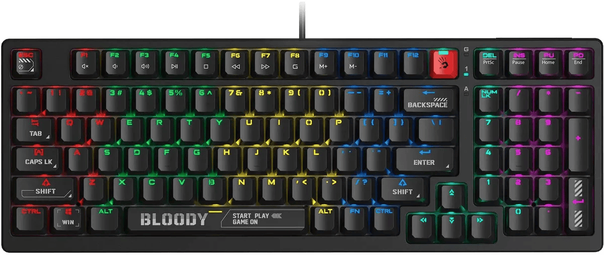 Клавиатура A4Tech Bloody S98 BLACK (Bloody BLMS Red)
