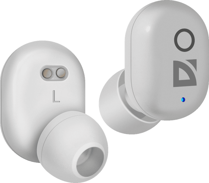 Наушники Defender Twins 905 (белый) (63906)