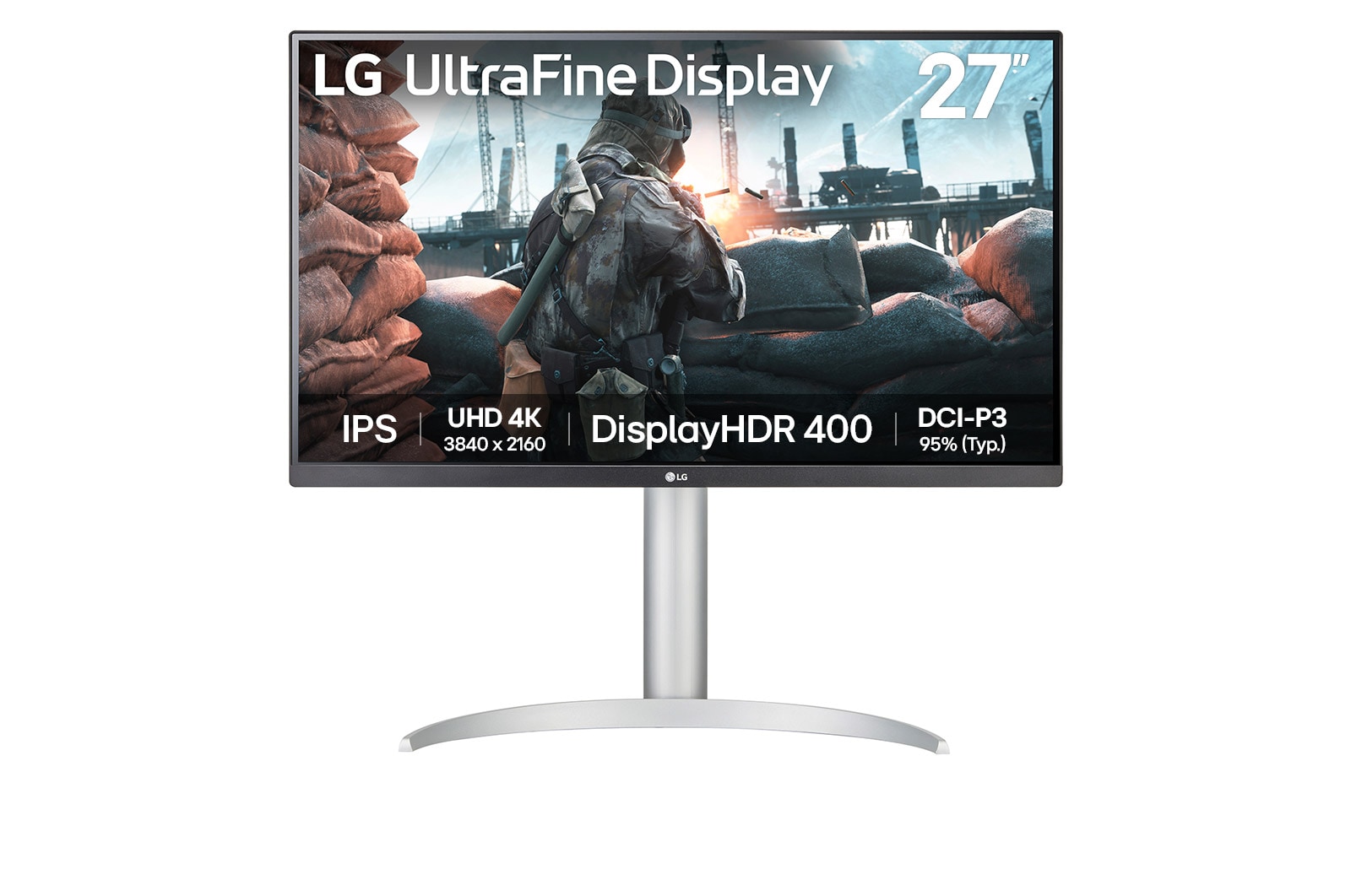 Монитор 27" LG 27UP650K-W