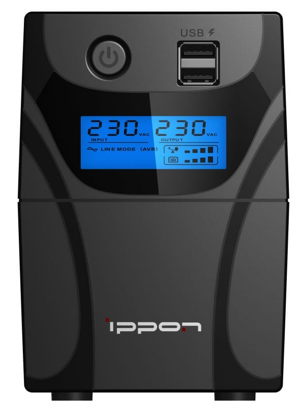 Источник бесперебойного питания 650VA Ippon Back Power Pro II 650 Euro