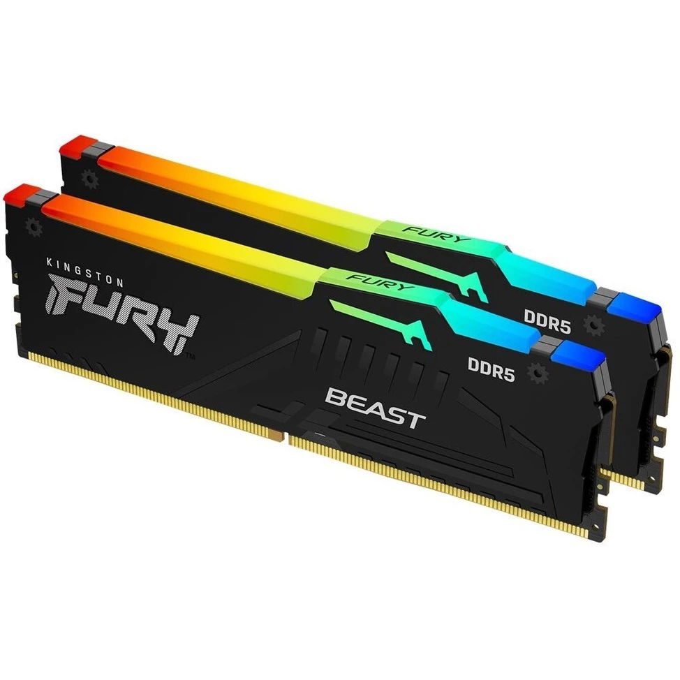 Модуль памяти 64Gb (2*32Gb) Kingston FURY Beast RGB (KF560C30BBEAK2-64)