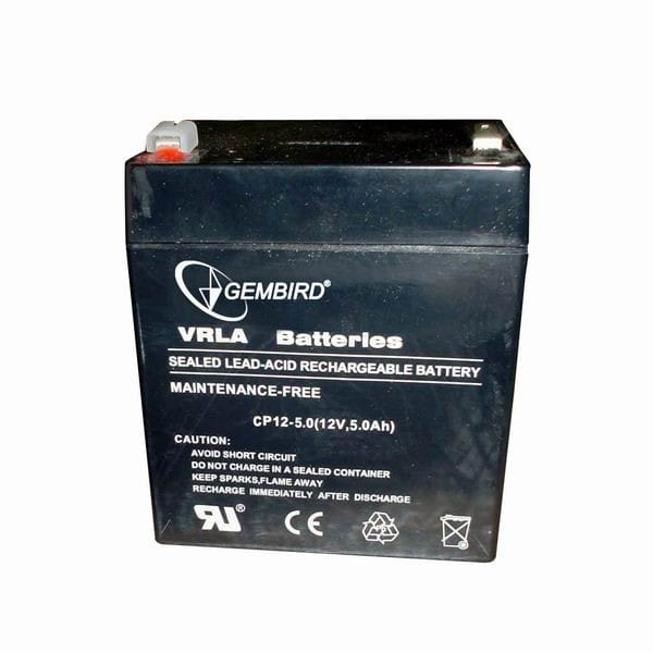 Аккумулятор для ИБП Gembird BAT-12V5AH (12V, 5Ah)