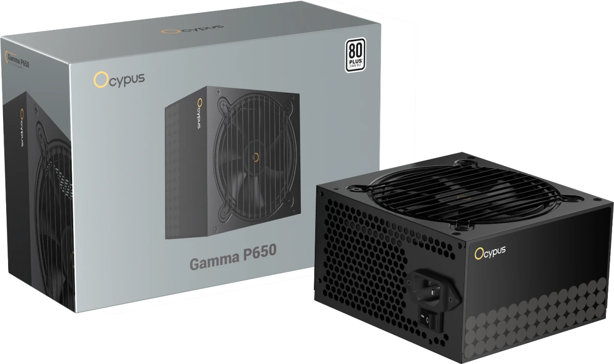 Блок питания 650W Ocypus Gamma P650 BK (Gamma-P650-W1HDBK024X-EU)