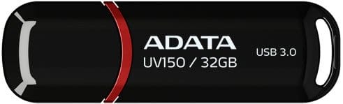 Usb flash disk 32Gb A-data DashDrive UV150 (AUV150-32G-RBK)