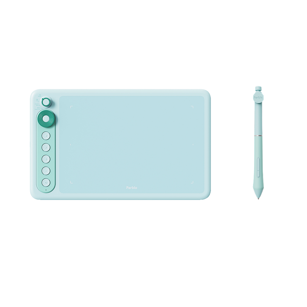 Графический планшет Parblo Intangbo X7 (зеленый)