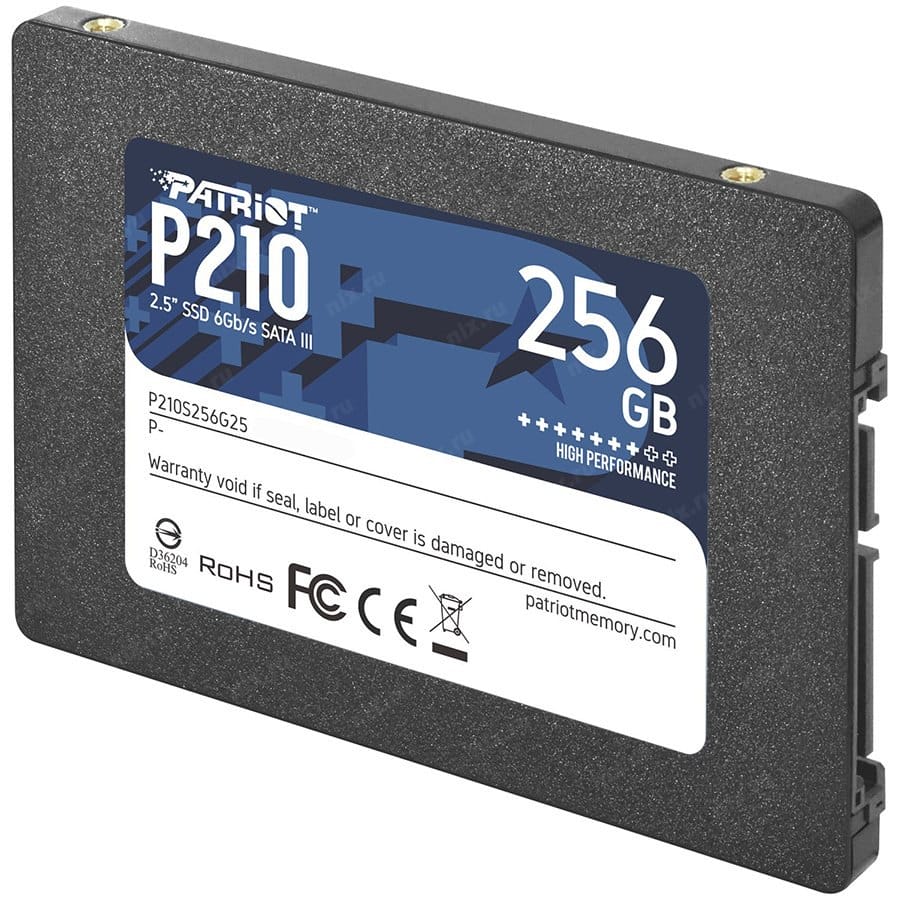 Жесткий диск SSD 256Gb Patriot P210 (P210S256G25)