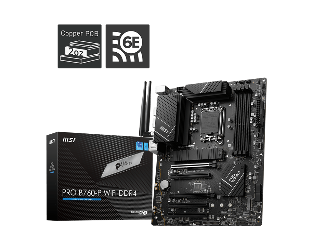 Материнская плата MSI Pro B760-P WiFi DDR4