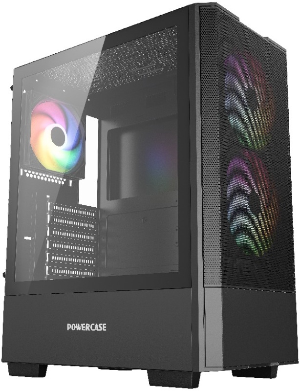 Корпус Powercase Mistral AY3B ARGB Black (CMAYB-A3)
